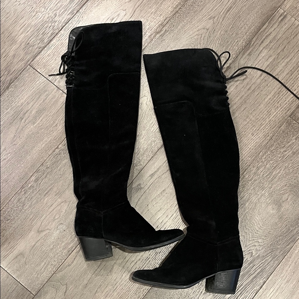 Aldo Black Over-the-Knee Boots
